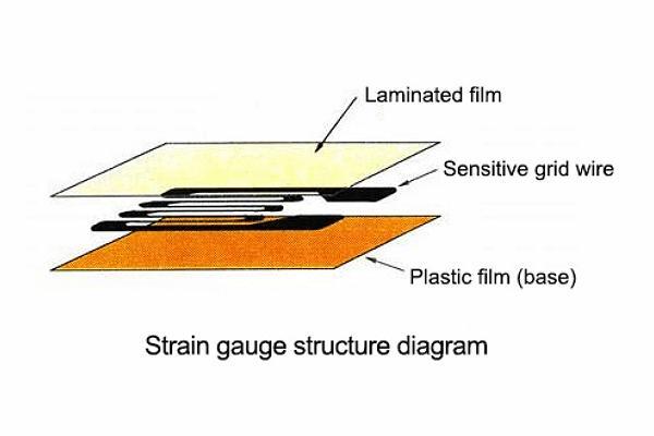 應(yīng)變片的結(jié)構(gòu)原理圖